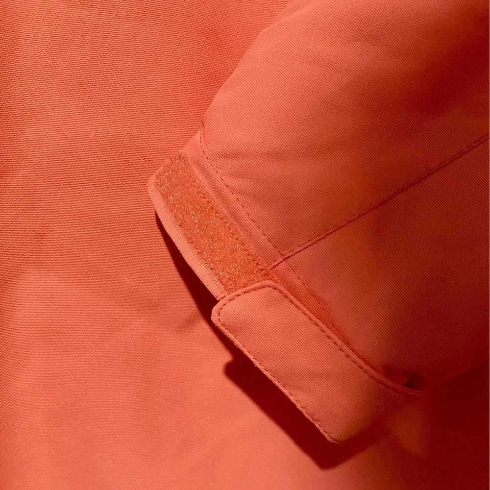 SwissTech Girls Size L 10-12 Orange/Coral Hooded Coat Zip-Up‎ * Outer Coat Only